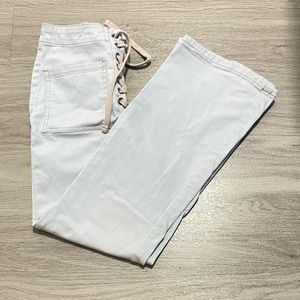 Pre-loved! URBAN OUTFITTERS Lillie High Waisted Lace Up Flare Pants!